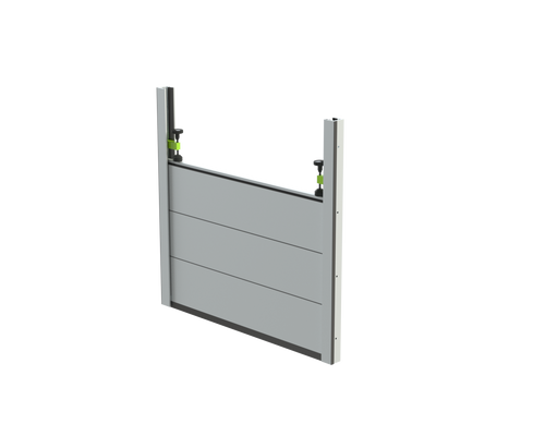 Dammbalken-System 1000mm-1100mm Breite - in der Laibung